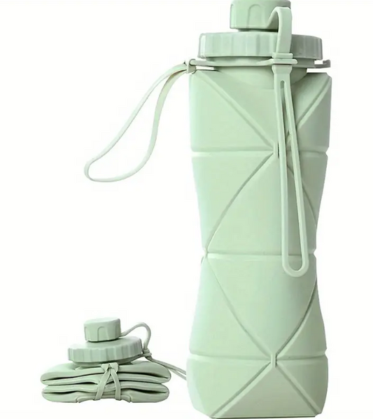 Botella de Agua Plegable de Silicona 600 ml